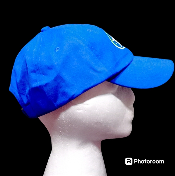 NWOT, Healthy Ones Adjustable Buckle Hats - Blue and Yellow, OS - Picture 8 of 12